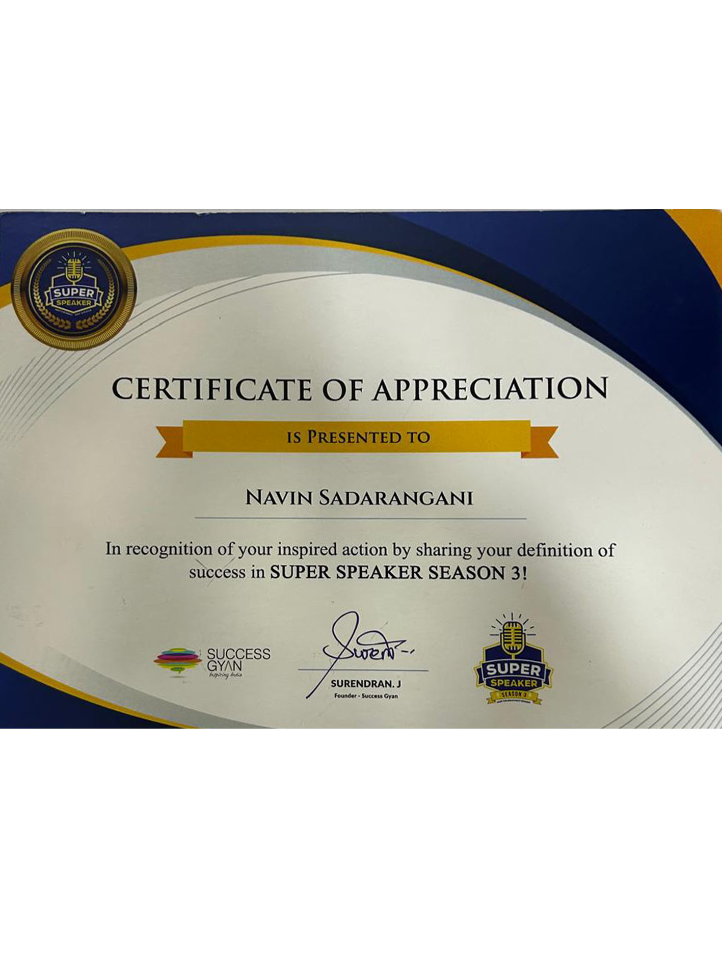 Super Speaker Season 3