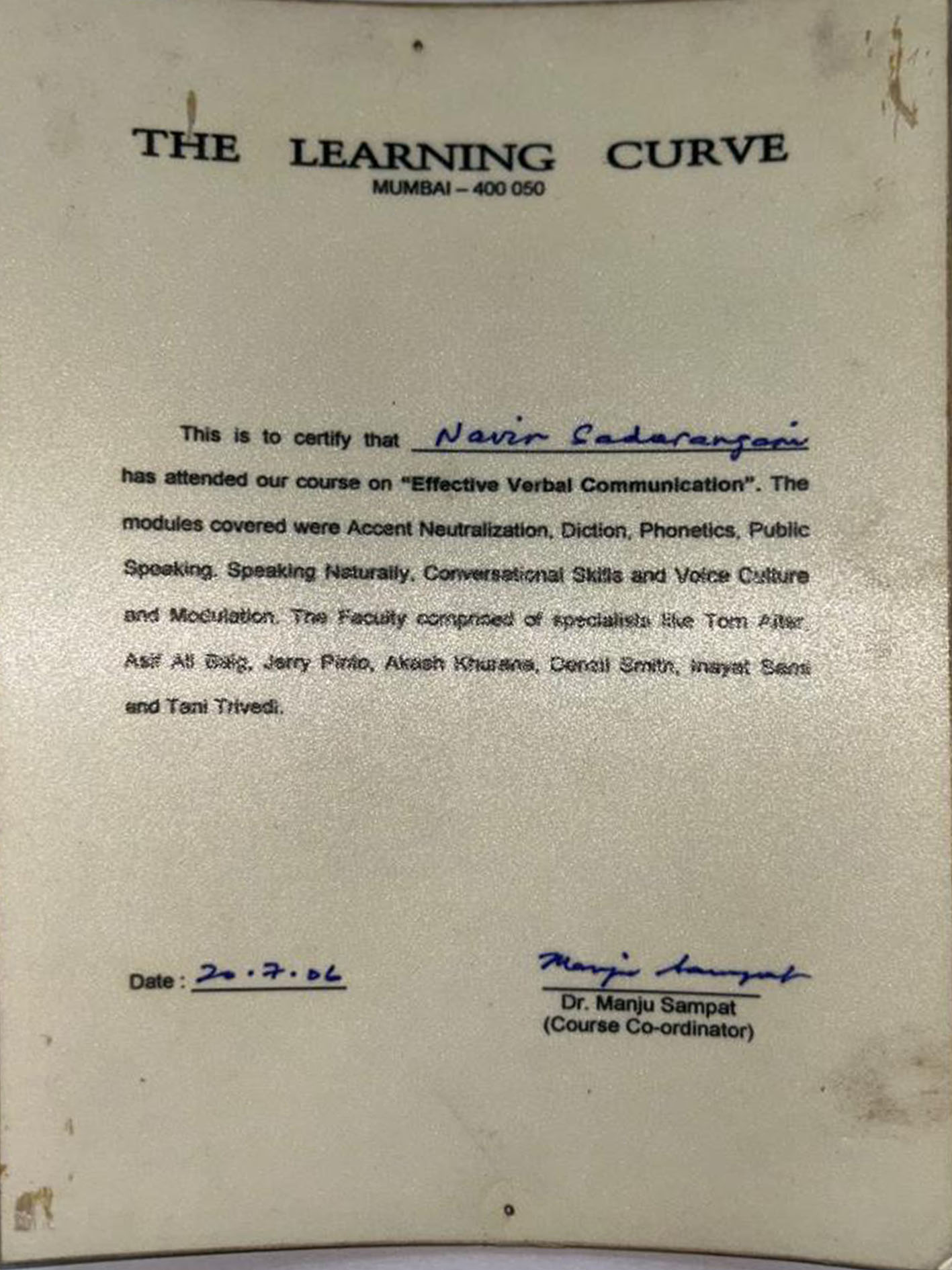 Effective Verbal Communication