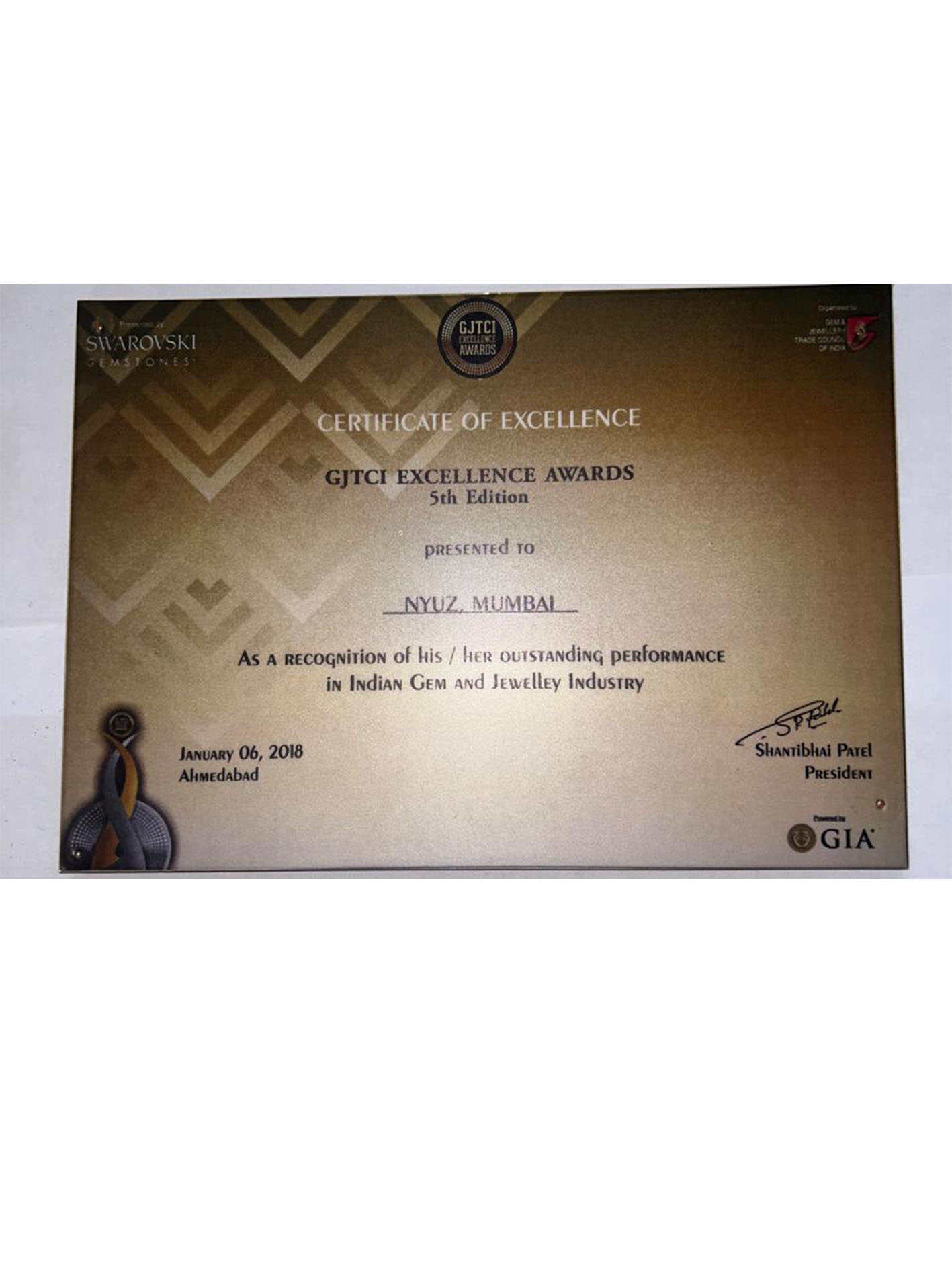 GJTCI Excellence Awards 5th Edition