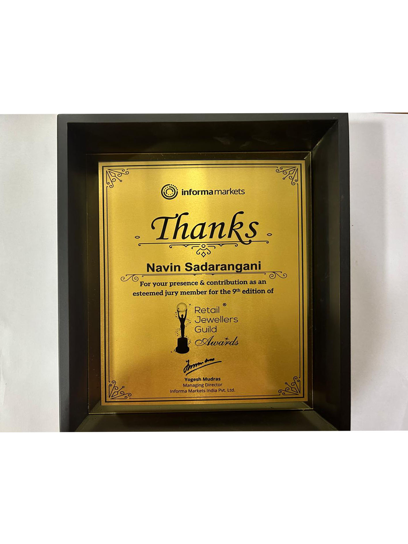 Jury member for the 9th edition