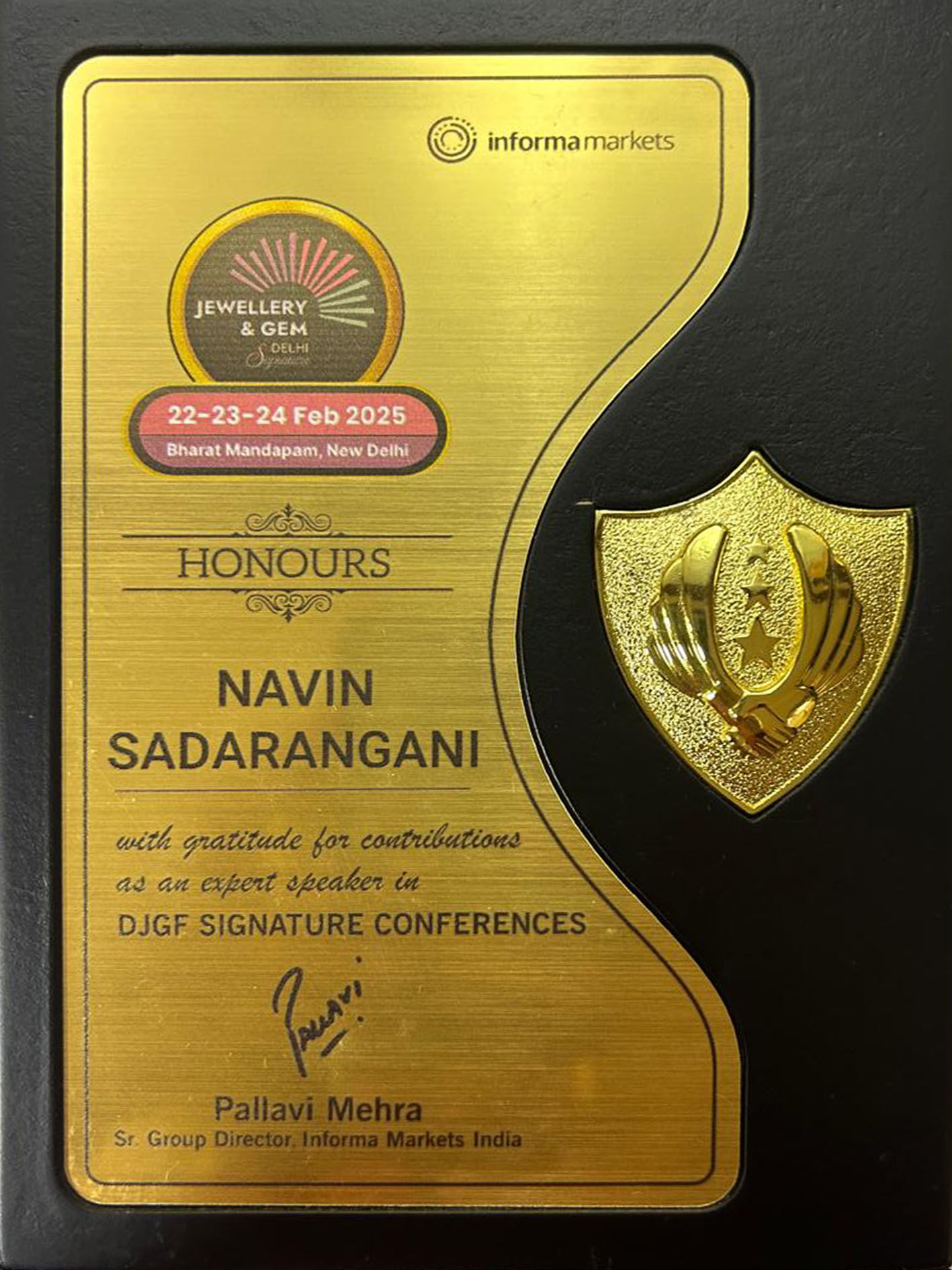 Expert Speaker in DJGF Signature Conferences