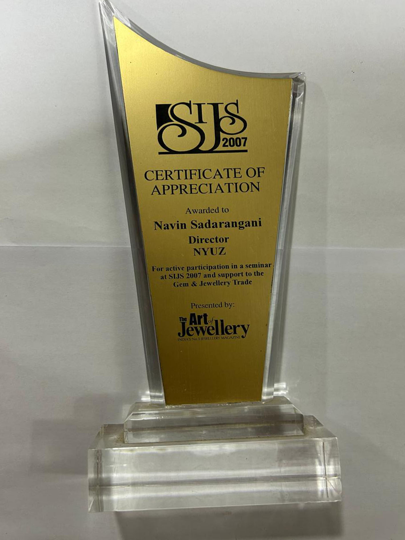 Active participation in a seminar at SIJS 2007